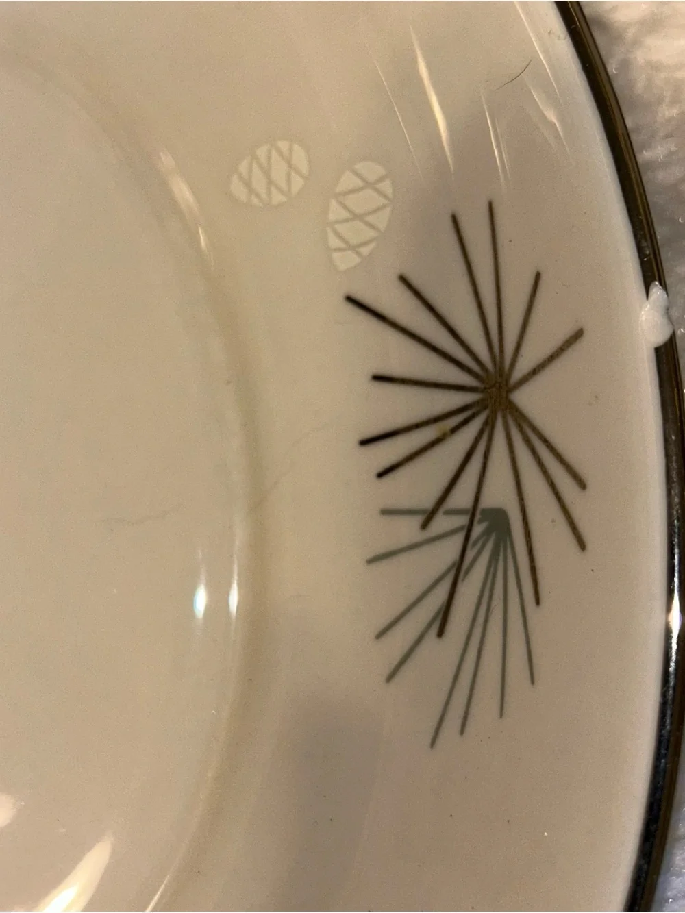 Franciscan Fine China: 'Silver Pine' China, Made in the USA